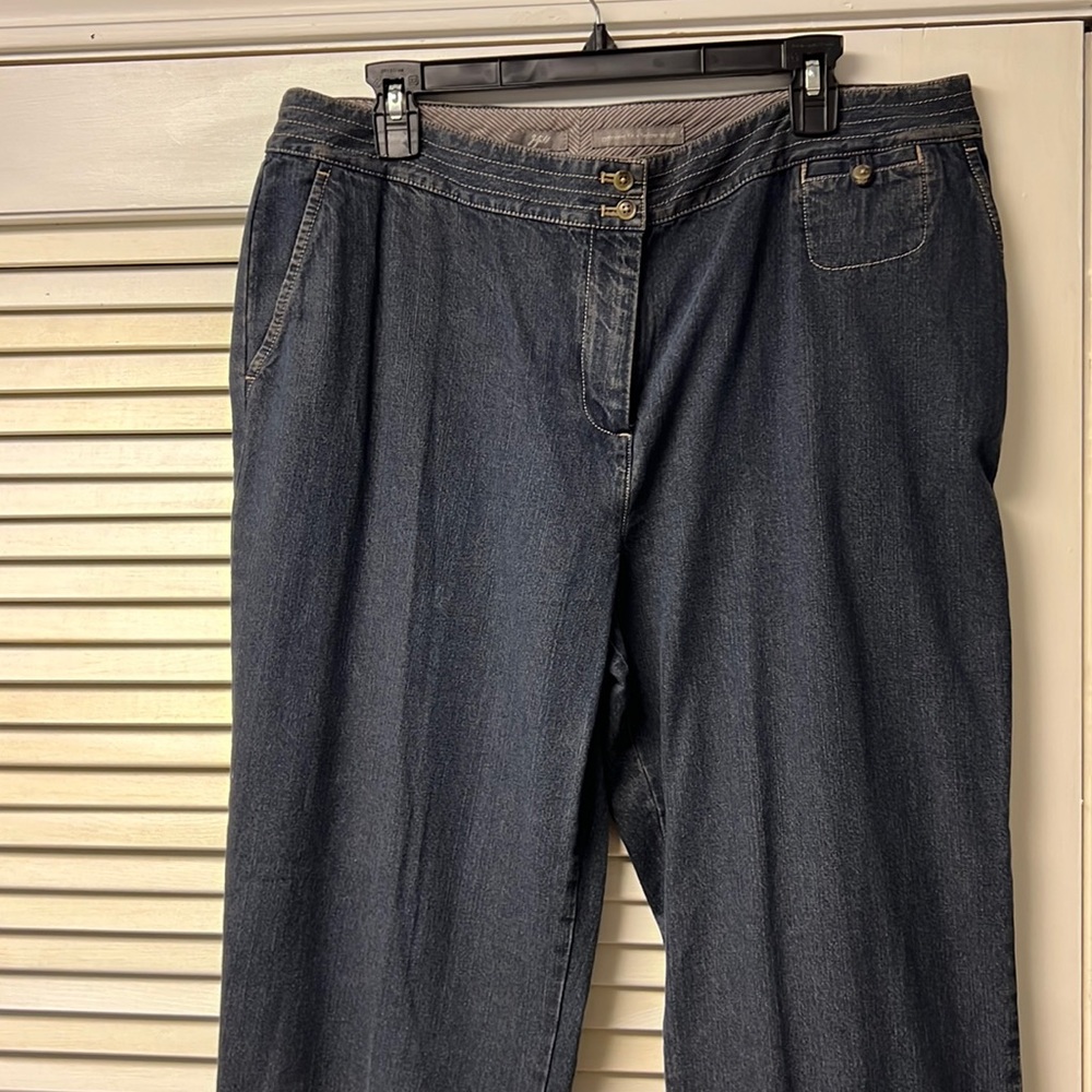 J. Jill 16 tall denim crop pants